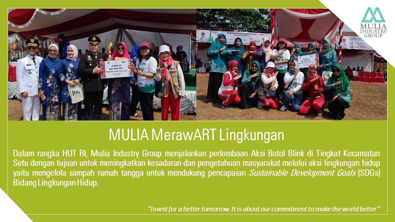 MULIA MerawART Lingkungan : Lomba Aksi Botol Blink